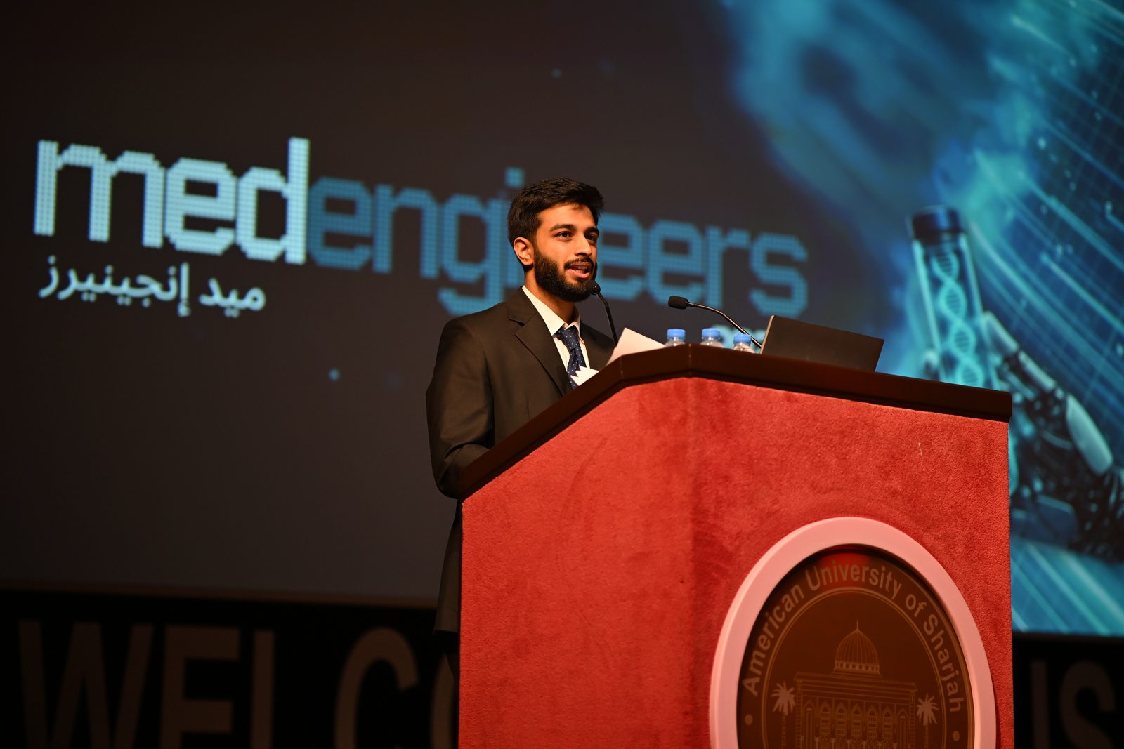 Opening the day from the main stage